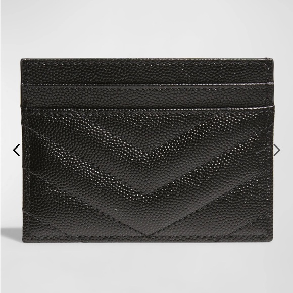 Yves Saint Laurent Black Card Holder - Picture 3 of 6